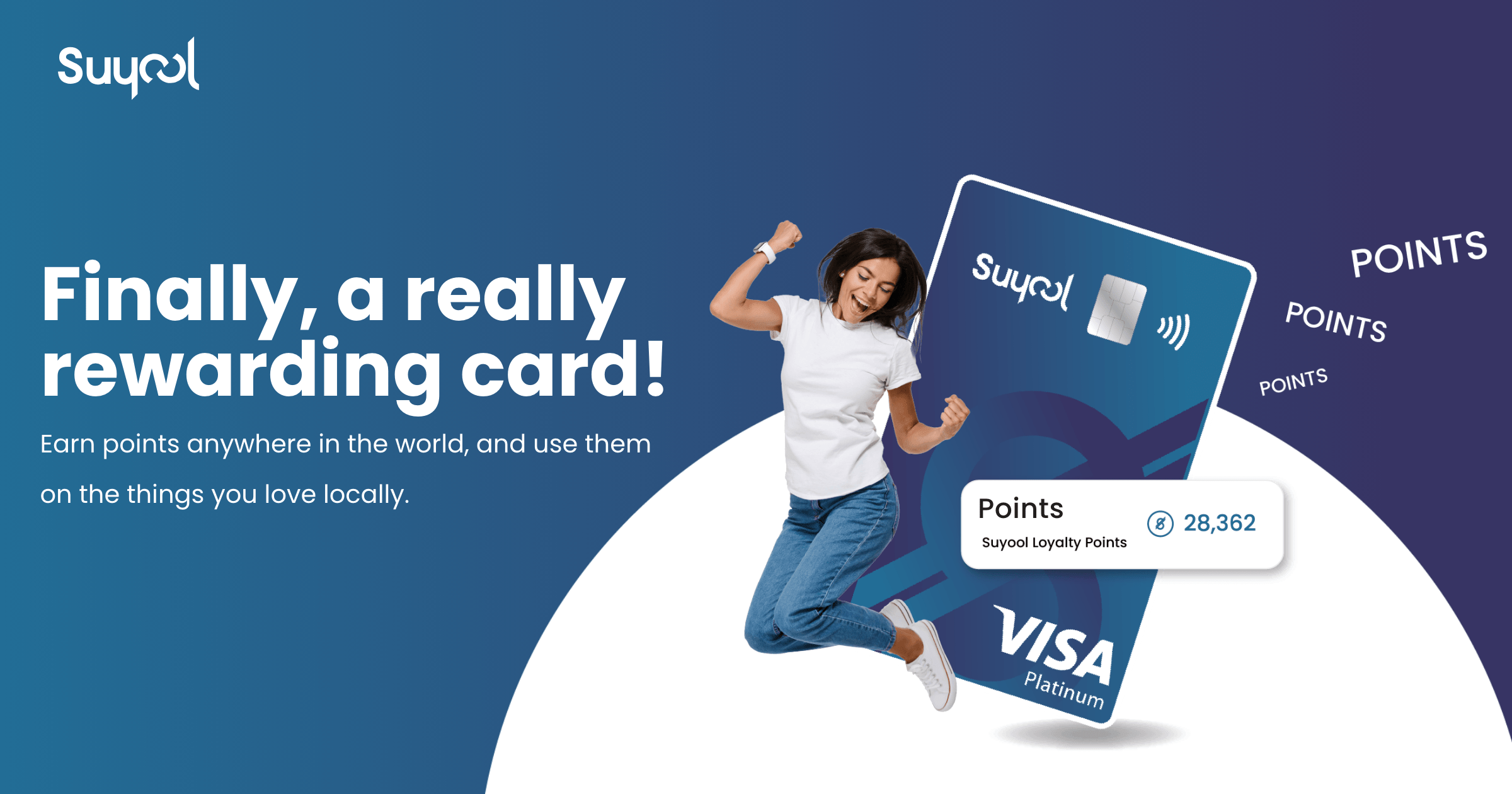 Point Earning Card Finally, a really rewarding card!
